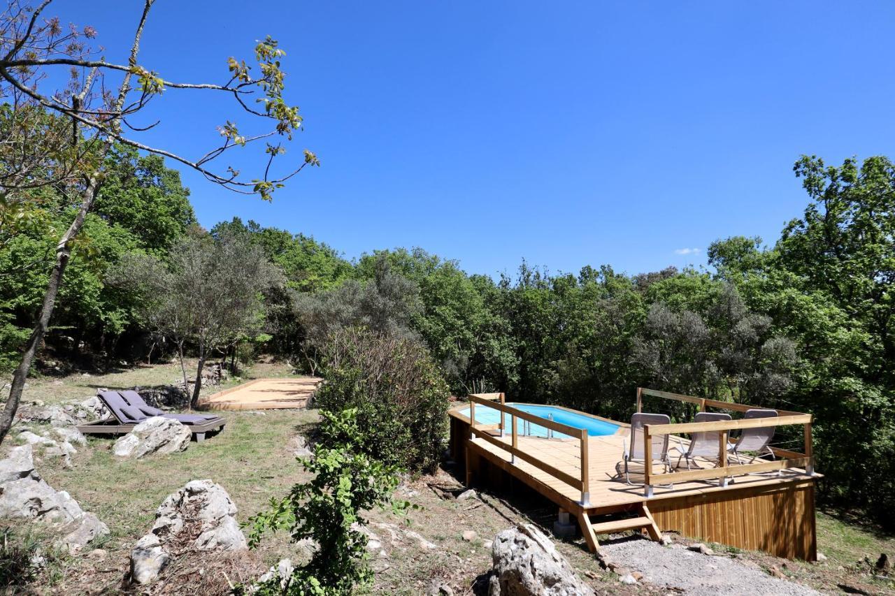Le Mas Des Rouquets - Avec Piscine Et Jardin Anduze Esterno foto